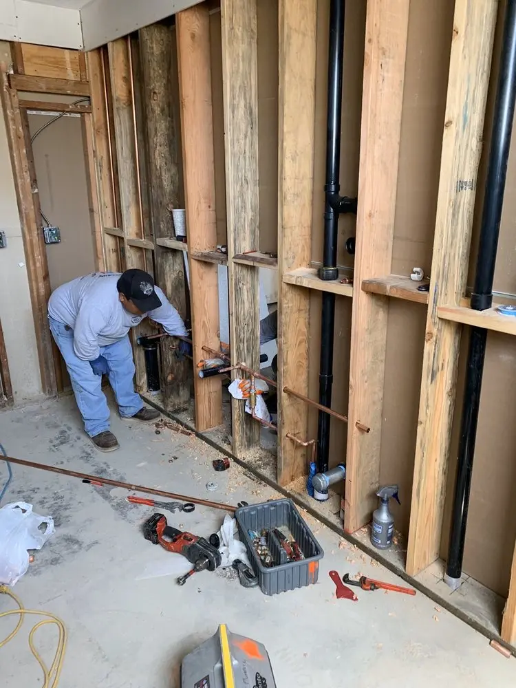 Commercial rough-in plumbing for Gas Line Repair in East End